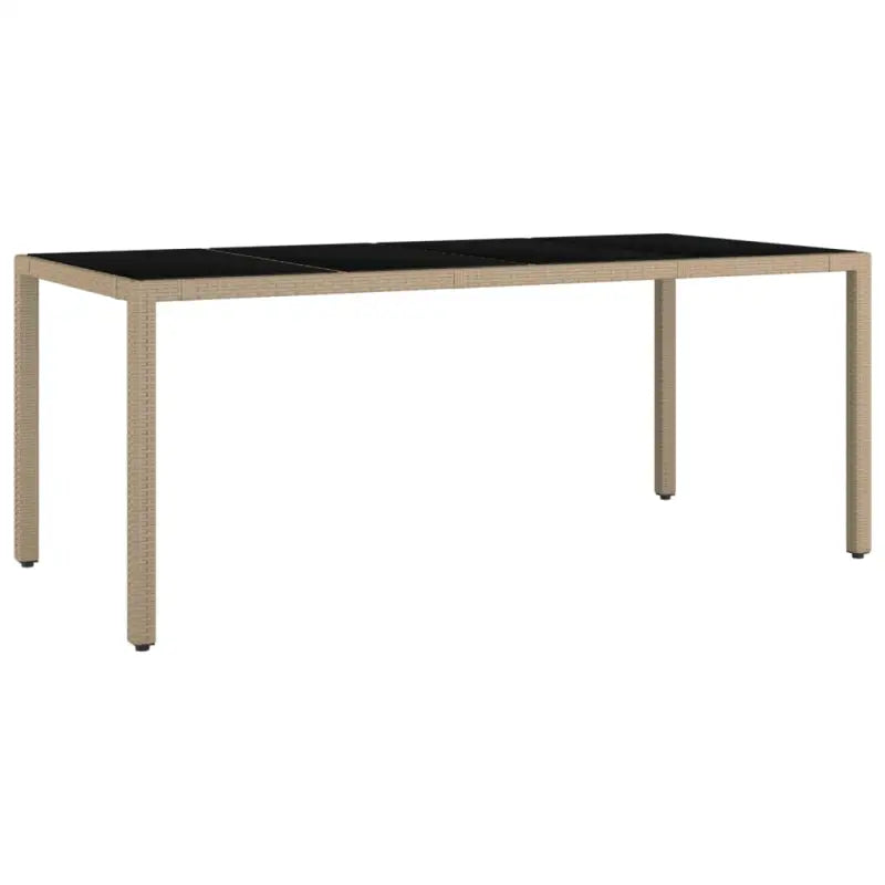Trendy tuinset met poly rattan en verstelbare tuinstoel voor terras - Tuinsets