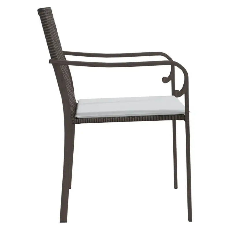 Trendy tuinstoelen van duurzaam poly rattan voor terras en tuin - Tuinstoelen