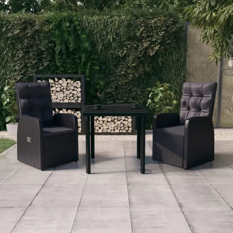 Trendy tuinstoelset met gemakkelijke stoelen en ruime afmetingen - Tuinsets