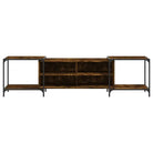 Trendy Tv-meubel met bewerkt hout en metalen frame - Tv-meubels