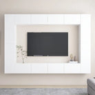 Trendy Tv-meubel met muurbevestiging voor een tijdloze uitstraling - Wit / 1 / 100 cm - Tv-meubels
