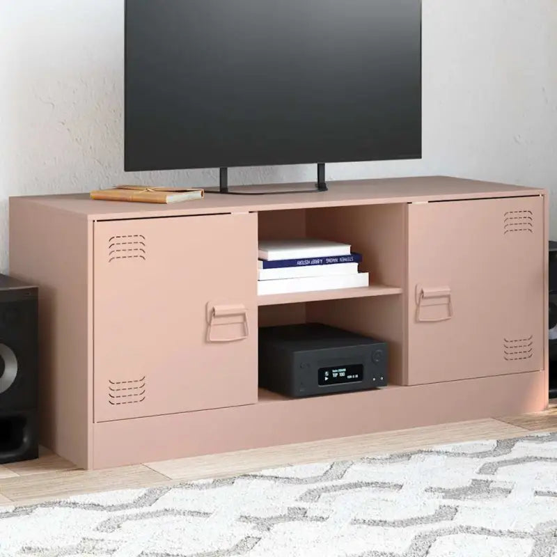 Trendy tv-meubel met stabiel frame van koudgewalst staal - Roze / 1 - Tv-meubels