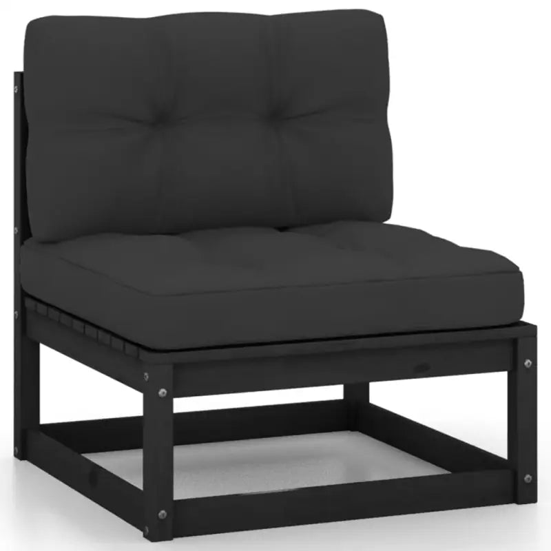 Tuina set met massief grenenhout en comfortabele rug- en zijkussens - Tuinsets