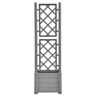 Tuinbak met trellis voor planten buitengebruik - Bloempotten & plantenbakken