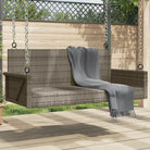 Tuinbank met poly rattan voor ontspanning in de buitenruimte - Grijs / 1 / Nee - Tuinbanken