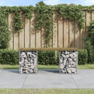 Tuinbank van massief douglashout voor een duurzame buitenzitplek - Donkerbruin / 103 x 31 x 42 cm / 1 - Tuinbanken