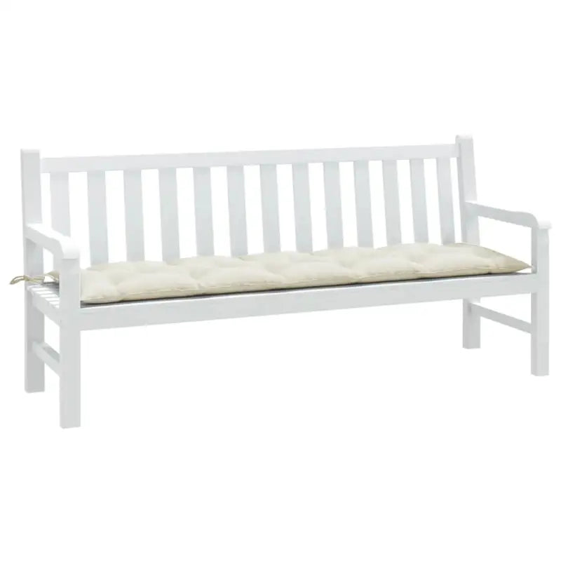 Tuinbankkussen voor frisse uitstraling en behoud van oorspronkelijke vorm - crème mix / 180 x 50 x 7 cm / 1
