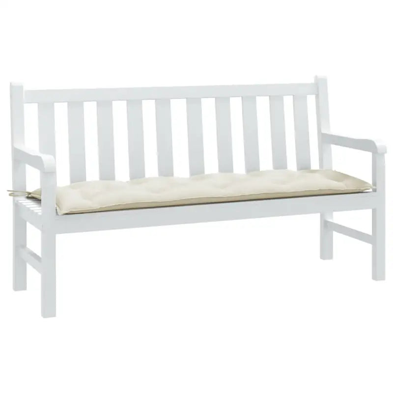 Tuinbankkussen voor frisse uitstraling en behoud van oorspronkelijke vorm - crème mix / 150 x 50 x 7 cm / 1