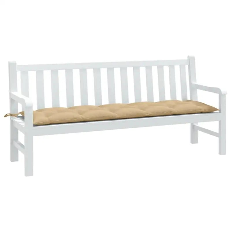 Tuinbankkussen voor frisse uitstraling en behoud van oorspronkelijke vorm - beige mix / 180 x 50 x 7 cm / 1