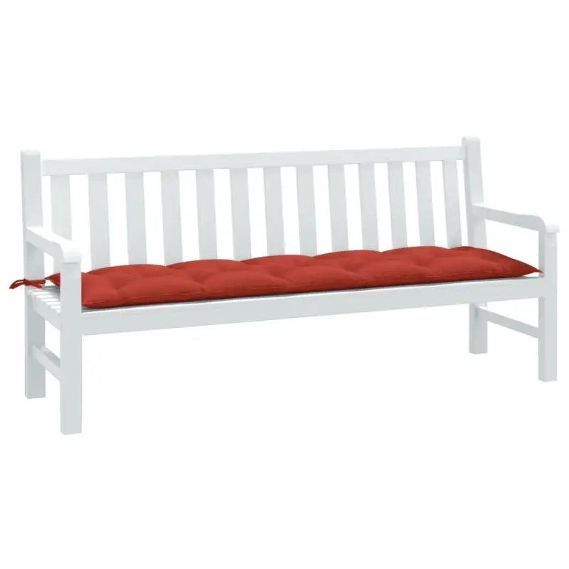 Tuinbankkussen voor frisse uitstraling en behoud van oorspronkelijke vorm - rood mix / 180 x 50 x 7 cm / 1