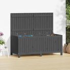 Tuinbox van massief grenenhout met hydraulische gaslift - Grijs grenenhout / 147 x 68 x 64 cm - Opbergboxen voor buiten