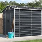 Tuinhuizen van gegalvaniseerd staal voor meer opslagruimte - Antraciet / 191 x 980 x 198 cm / 1 - Tuinhuizen