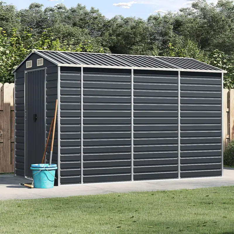 Tuinhuizen van gegalvaniseerd staal voor meer opslagruimte - Antraciet / 191 x 300 x 198 cm / 1 - Tuinhuizen