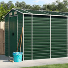 Tuinhuizen van gegalvaniseerd staal voor meer opslagruimte - Groen / 191 x 895 x 198 cm / 1 - Tuinhuizen