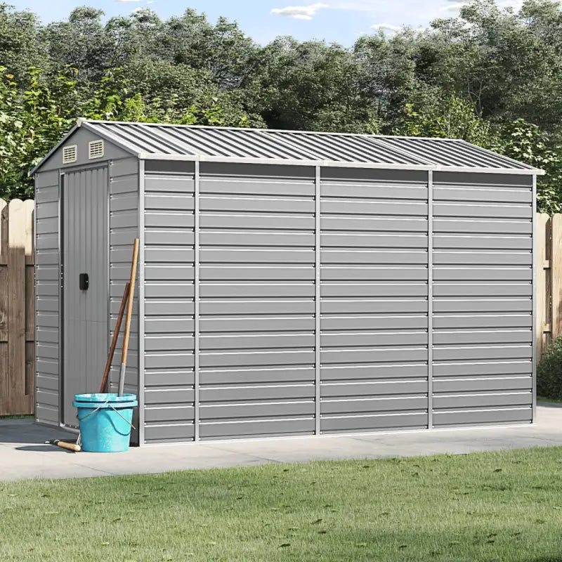 Tuinhuizen van gegalvaniseerd staal voor meer opslagruimte - Lichtgrijs / 191 x 300 x 198 cm / 1 - Tuinhuizen
