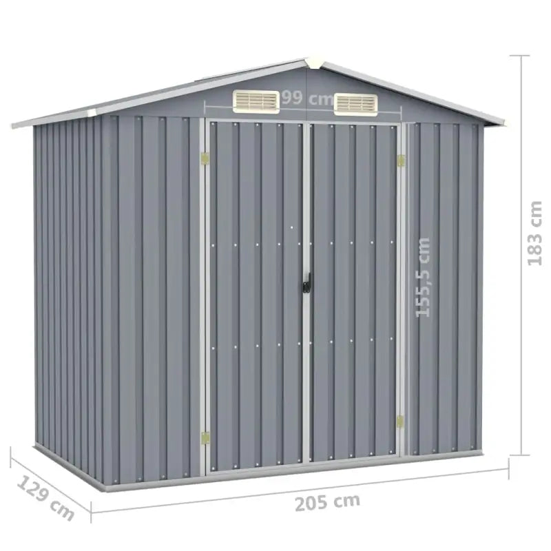 Tuinhuizen van gegalvaniseerd staal voor opslag en bescherming - Tuinhuizen
