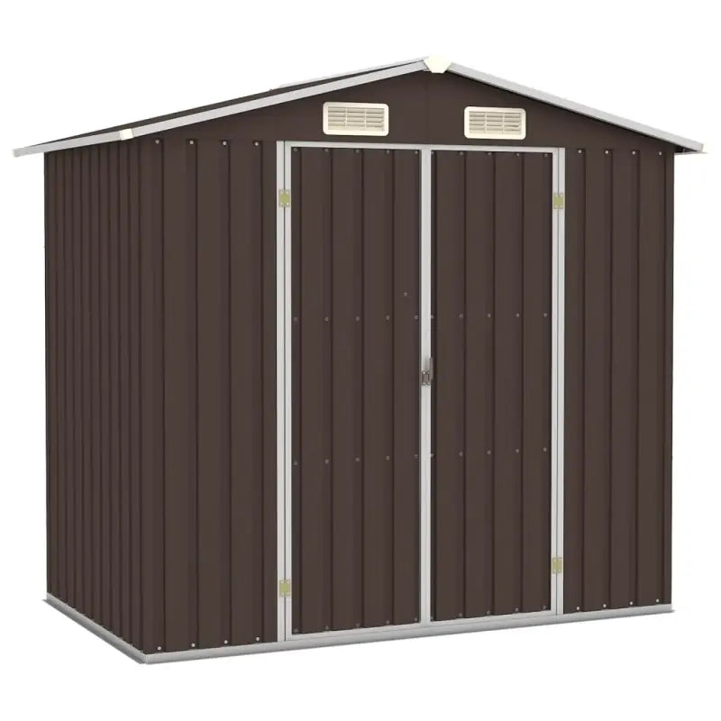 Tuinhuizen van gegalvaniseerd staal voor opslag en bescherming - Bruin / 1 - Tuinhuizen