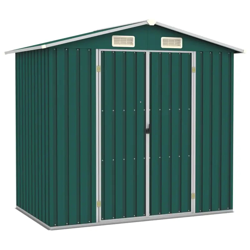 Tuinhuizen van gegalvaniseerd staal voor opslag en bescherming - Groen / 1 - Tuinhuizen