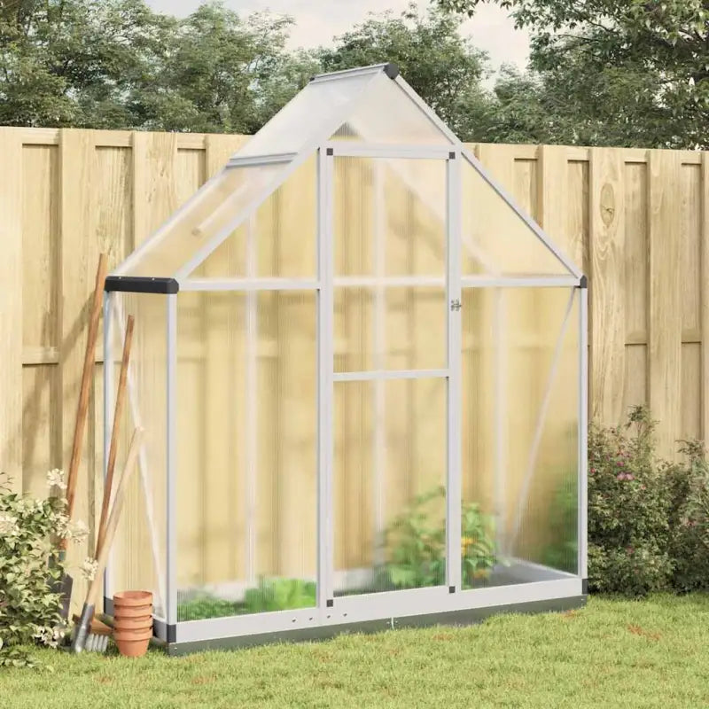 Tuinkas voor plantenbescherming met stevige aluminium frame voor landbouwinstallatie - Zilver / 169 x 58 x 202 cm / 1