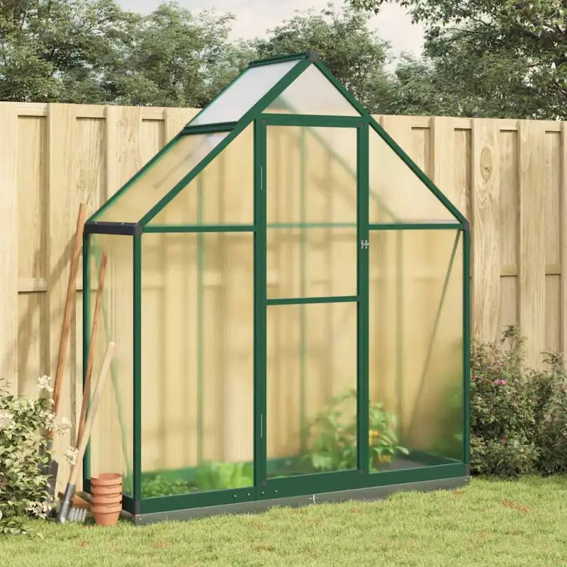 Tuinkas voor plantenbescherming met stevige aluminium frame voor landbouwinstallatie - Groen / 169 x 58 x 202 cm / 1