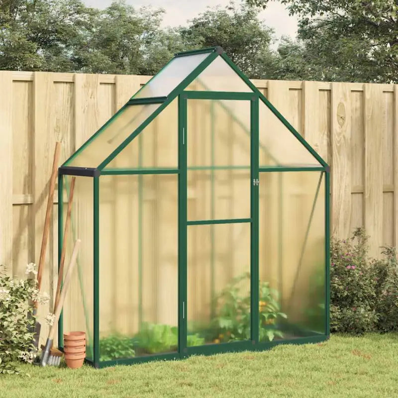 Tuinkas voor plantenbescherming met stevige aluminium frame voor landbouwinstallatie - Groen / 169 x 58 x 195 cm / 1