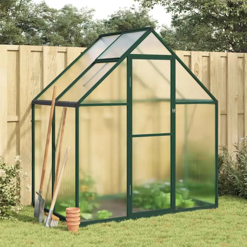 Tuinkas voor plantenbescherming met stevige aluminium frame voor landbouwinstallatie - Groen / 169 x 114 x 195 cm / 1