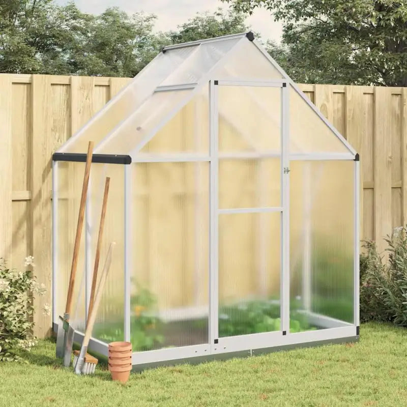 Tuinkas voor plantenbescherming met stevige aluminium frame voor landbouwinstallatie - Zilver / 169 x 114 x 202 cm / 1