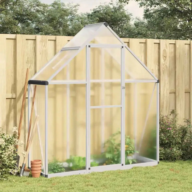 Tuinkas voor plantenbescherming met stevige aluminium frame voor landbouwinstallatie - Zilver / 169 x 58 x 195 cm / 1