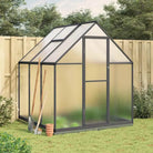 Tuinkas voor plantenbescherming met stevige aluminium frame voor landbouwinstallatie - Antraciet / 169 x 169 x 202 cm