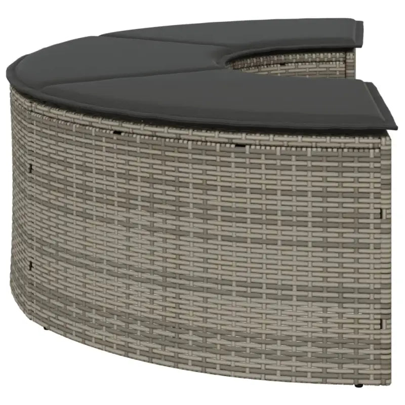 Tuinkussen van poly rattan voor een comfortabele zitervaring - Tuinpoefs