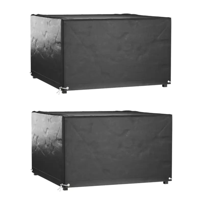 Tuinmeubelhoes voor 8-persoons rattan tuinsets met levering bevat - 125 x 125 x 75 cm / 2 - Tuinmeubelhoezen