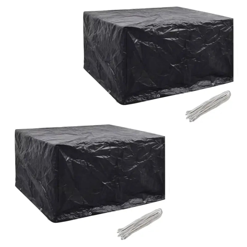 Tuinmeubelhoes voor 8-persoons rattan tuinsets met levering bevat - 172 x 113 x 73 cm / 2 - Tuinmeubelhoezen
