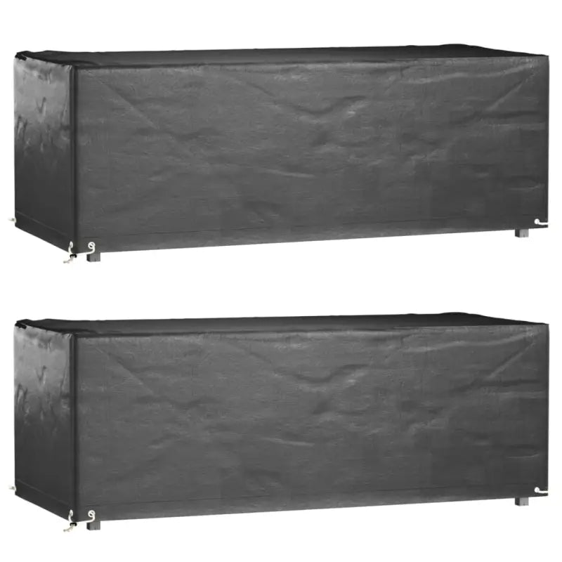 Tuinmeubelhoes voor 8-persoons rattan tuinsets met levering bevat - 192 x 82 x 65 cm / 2 - Tuinmeubelhoezen