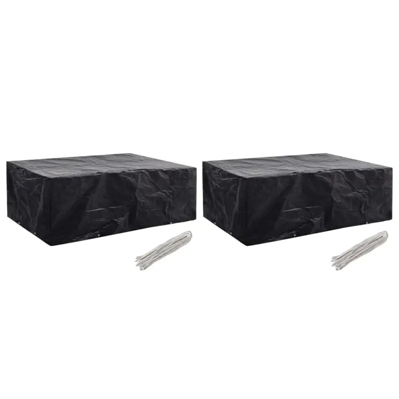 Tuinmeubelhoes voor 8-persoons rattan tuinsets met levering bevat - 242 x 162 x 100 cm / 2 - Tuinmeubelhoezen