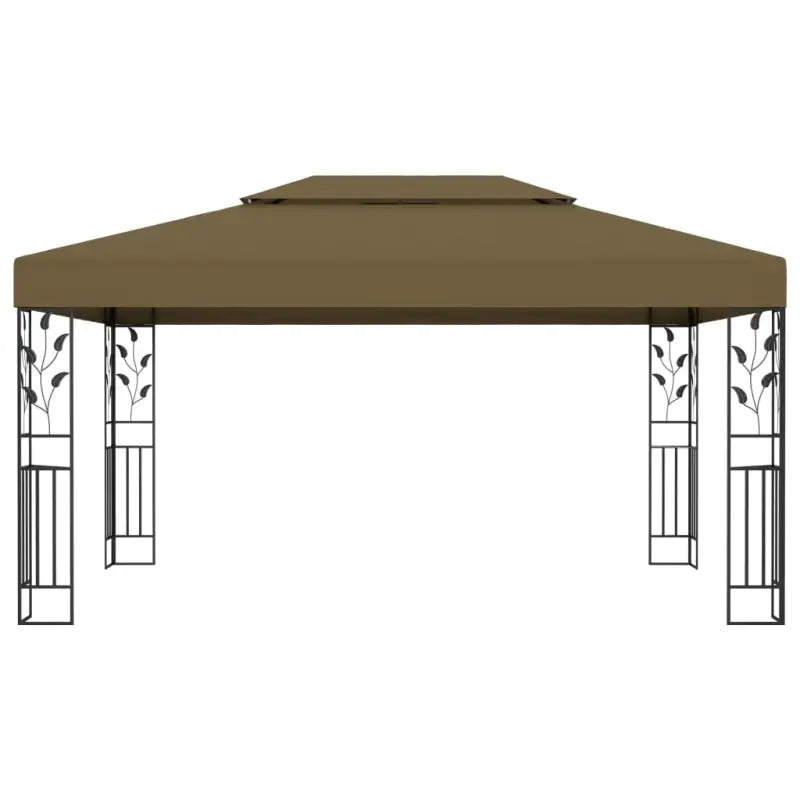 Tuinpaviljoen met dubbel dak van gepoedercoat staal voor buitenevenementen - Partytenten & prieëlen