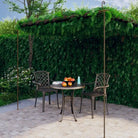 Tuinpergola van smeedijzer voor rozen en klimplanten - 4 x 3x 2.5 m / 1 - Tuinbogen latwerk & pergola’s