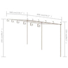 Tuinpergola van smeedijzer voor rozen en klimplanten - Tuinbogen latwerk & pergola’s