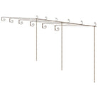 Tuinpergola van smeedijzer voor rozen en klimplanten - Tuinbogen latwerk & pergola’s