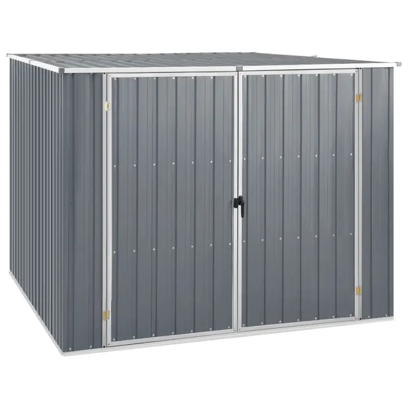 Tuinschuur van gegalvaniseerd staal voor sterke wind en bescherming - Grijs / 1 - Tuinhuizen