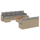 Tuinset in gemengd beige materiaal voor gezellige buitenruimtes - Tuinsets