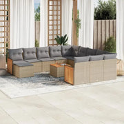 Tuinset met beige materiaal en gepoedercoat staal afmetingen - Tuinsets