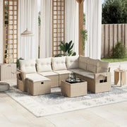 Tuinset met beige materiaal en gepoedercoat staal afmetingen - Tuinsets