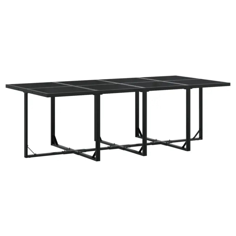 Tuinset met gehard glas en gepoedercoat staal voor gezellige buitenruimte - Tuinsets