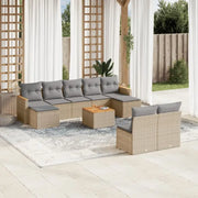 Tuinset met gemengd beige materiaal voor comfortabele buitenmomenten - Tuinsets