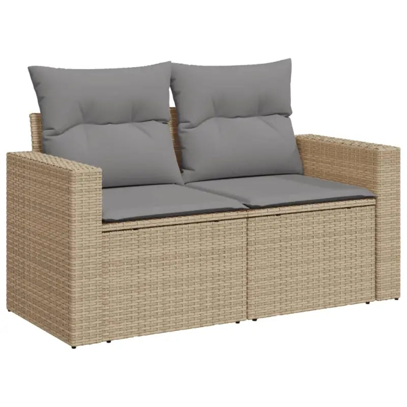 Tuinset met gemengd beige materiaal voor gezellige buitenmomenten - Tuinsets