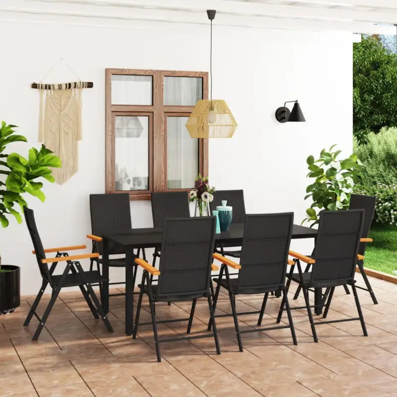 Tuinset met gepoedercoat aluminium en duurzame PE-rattan meubelen - Tuinsets