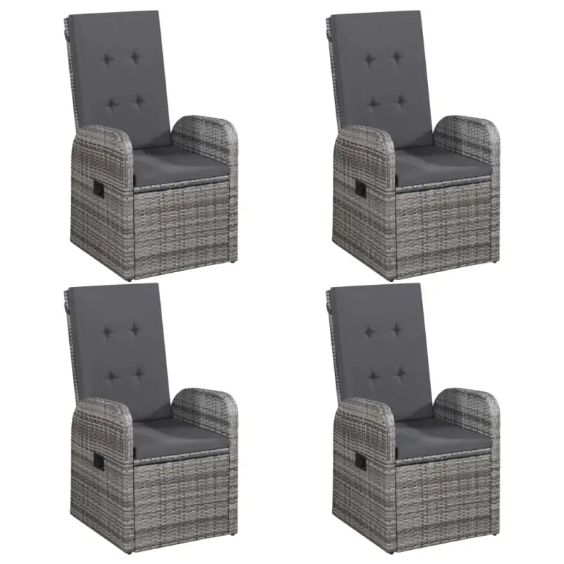 Tuinset met massief acaciahout voor een stijlvolle buitenruimte - Grijs - Tuinsets