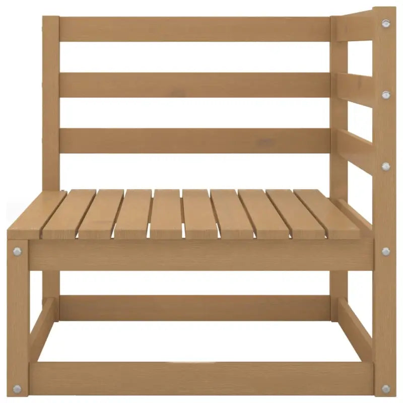 Tuinset met massief grenenhout en tafel voetenbank voor ontspanning - Tuinsets