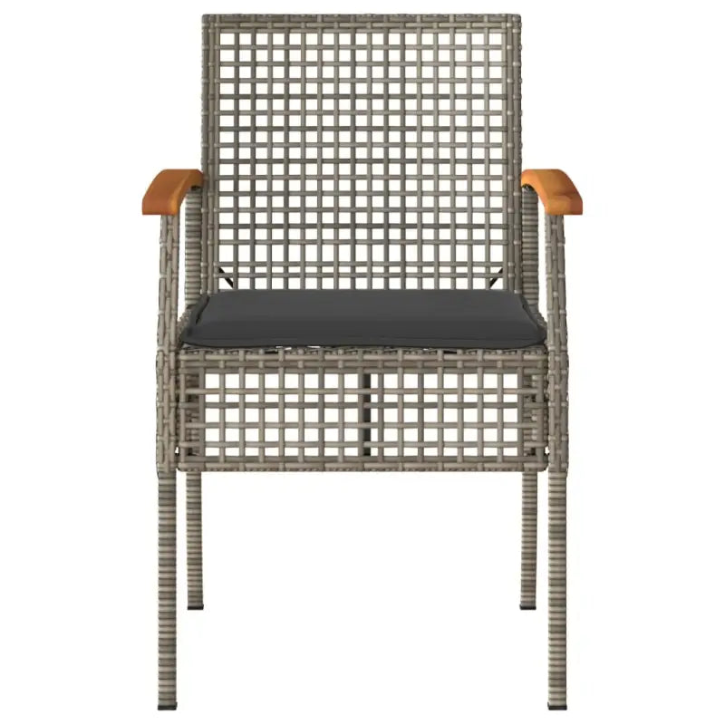 Tuinset met poly rattan en comfortabele zitervaring voor balkon of tuin - Tuinsets