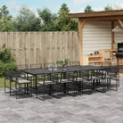 Tuinset met poly rattan en gemakkelijk schoon wasbare hoes - Tuinsets